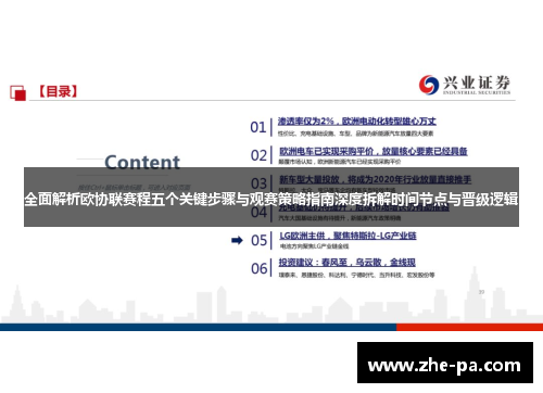 全面解析欧协联赛程五个关键步骤与观赛策略指南深度拆解时间节点与晋级逻辑